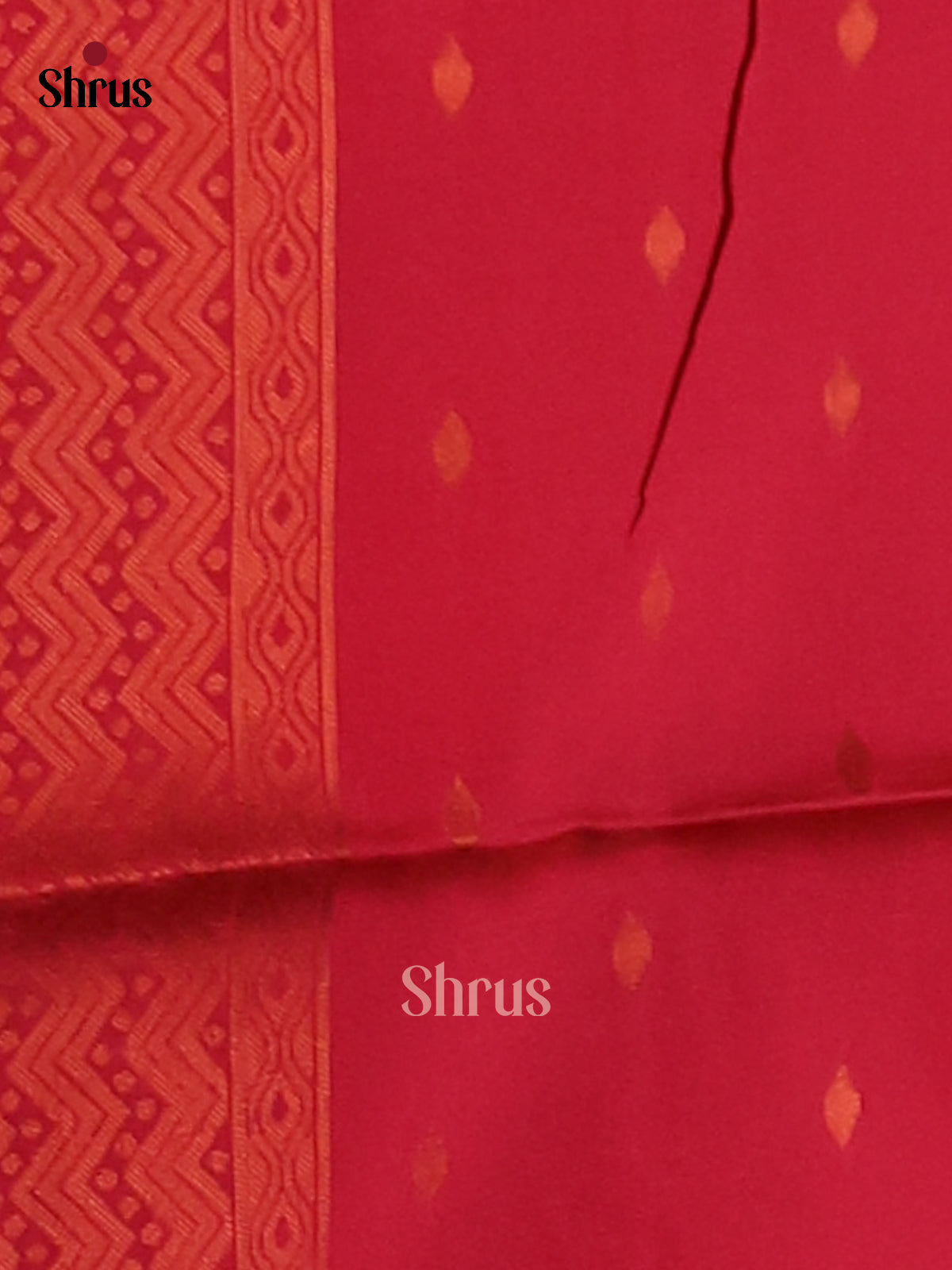 Blue & Maroon - Semi Softsilk Saree - Shop on Shrus.com