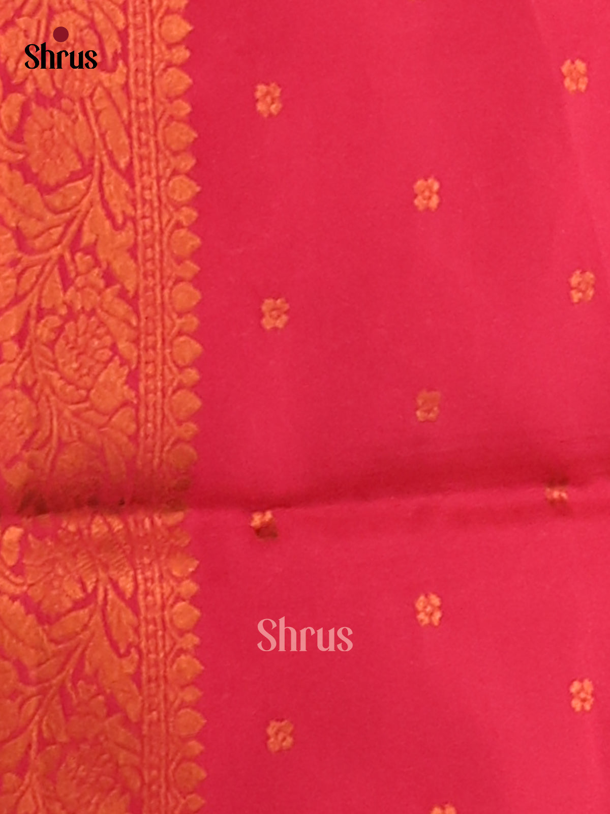 Blue & Maroon - Semi Softsilk Saree - Shop on Shrus.com