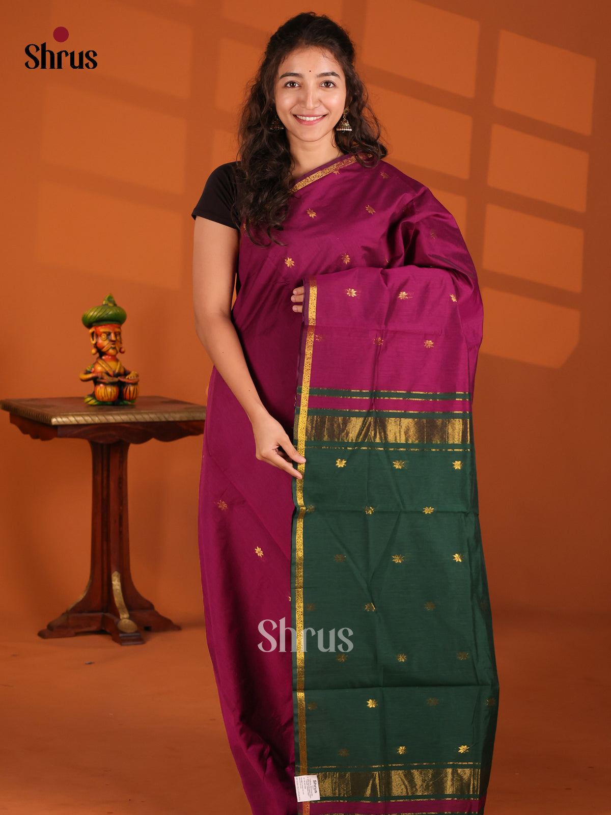 DES31477- Semi Maheshwari Saree - Shop on Shrus.com