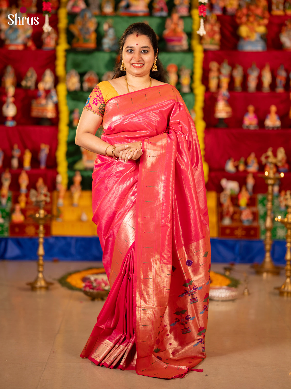 DFS11022-Semi Paithani Saree
