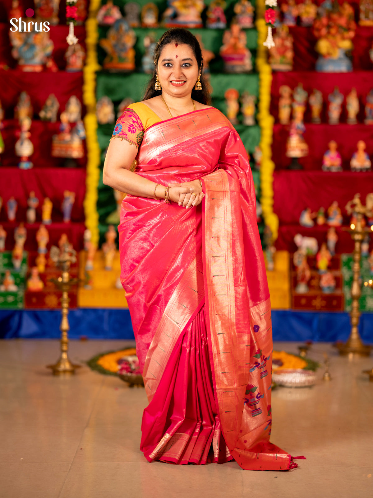 DFS11022-Semi Paithani Saree