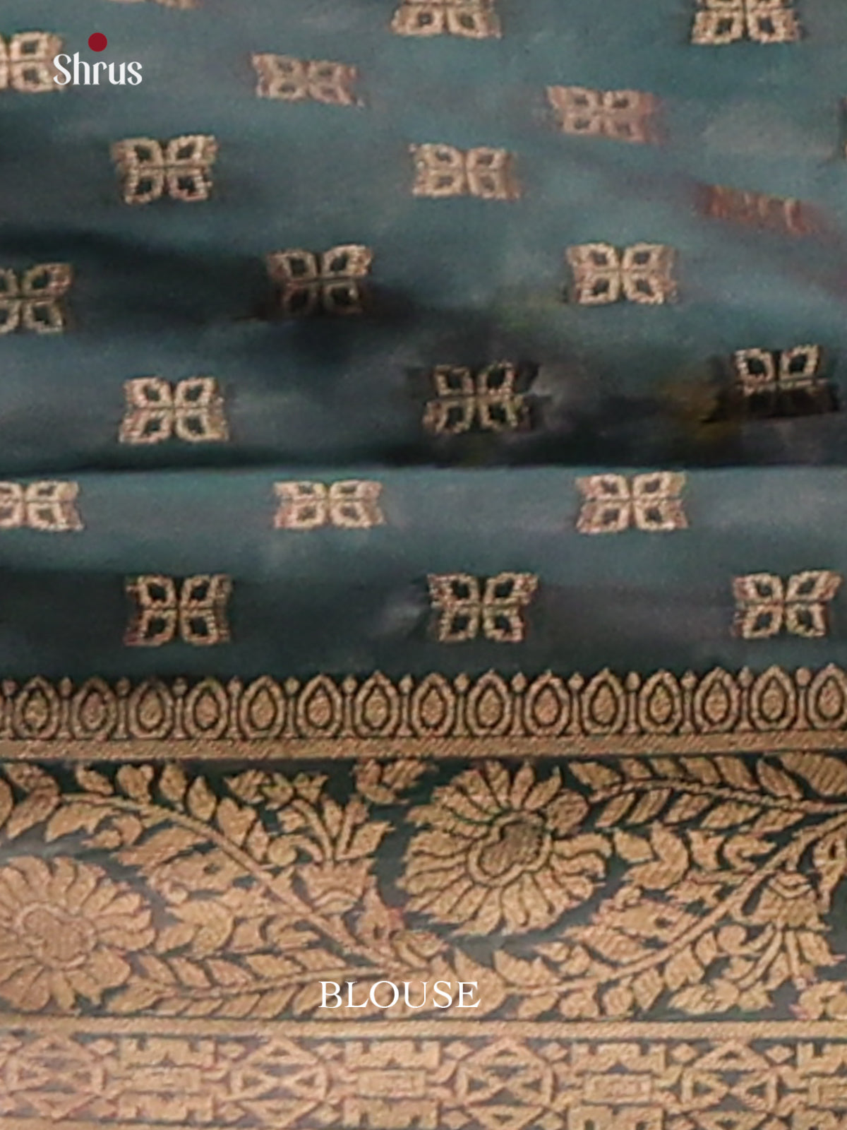 Double Shaded Blue- Semi Softsilk Saree - Shop on Shrus.com