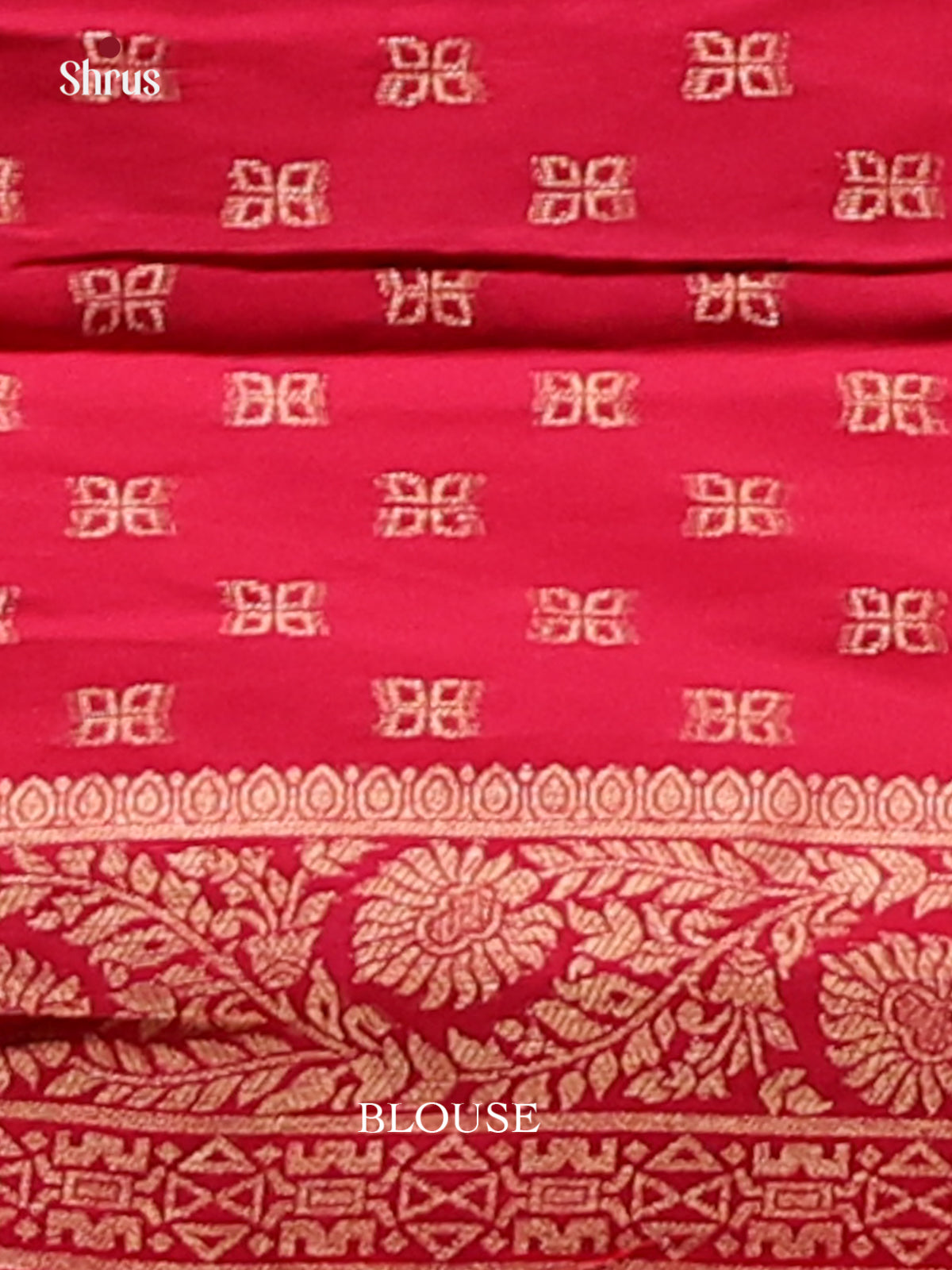 Pink - Semi Softsilk Saree - Shop on Shrus.com