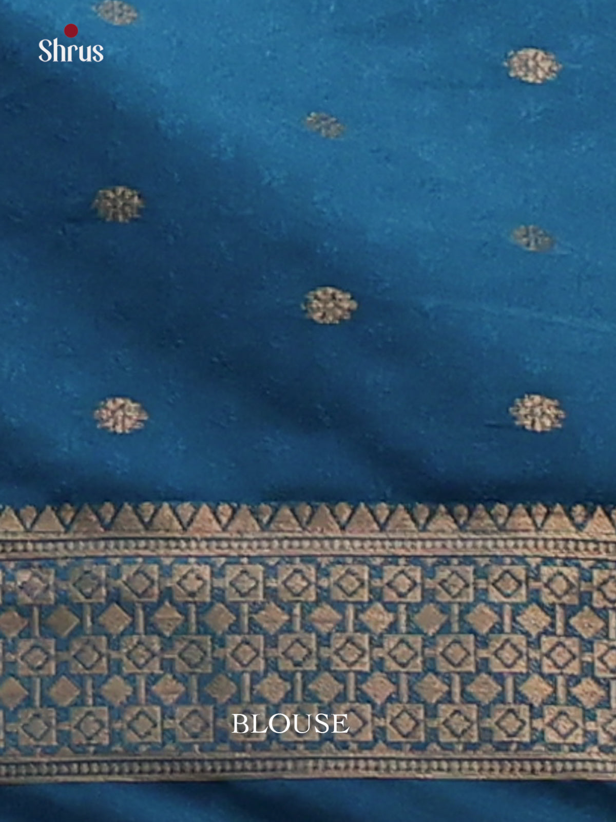 Ink Blue - Semi Softsilk Saree - Shop on Shrus.com