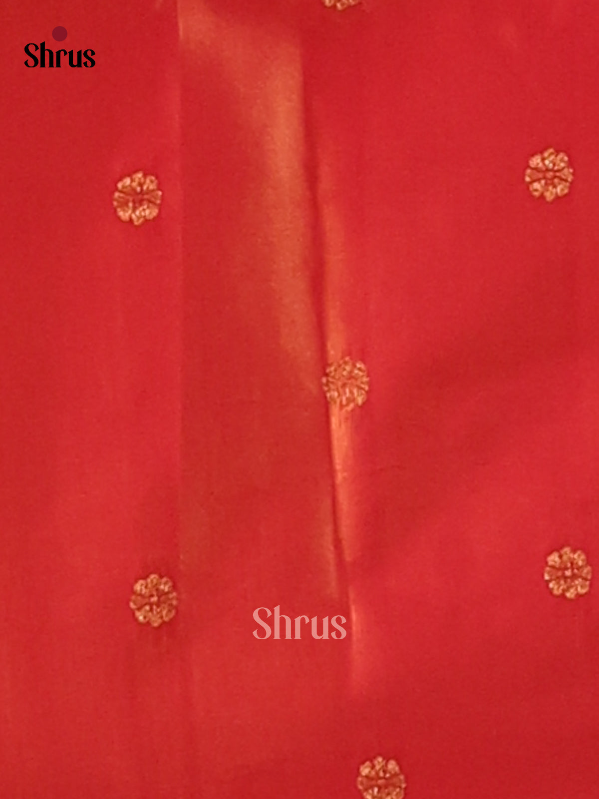 Green & Orange - Semi Softsilk Saree - Shop on Shrus.com