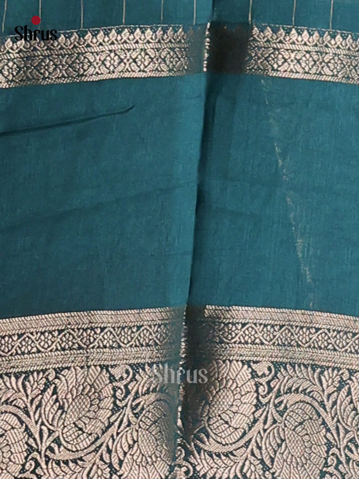 Purple & Green - Semi Dola silk Saree - Shop on Shrus.com