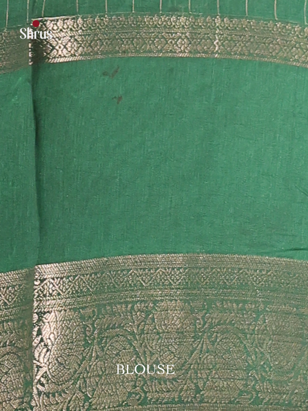 Red & Green - Semi Dola silk Saree - Shop on Shrus.com