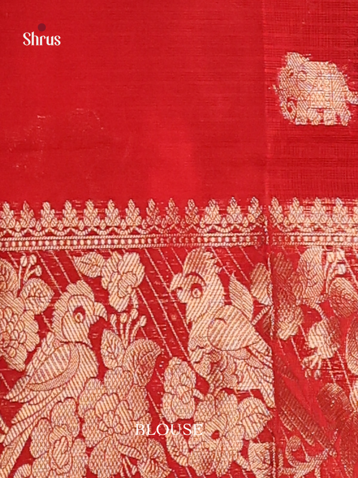Red - Semi Kota Saree - Shop on Shrus.com