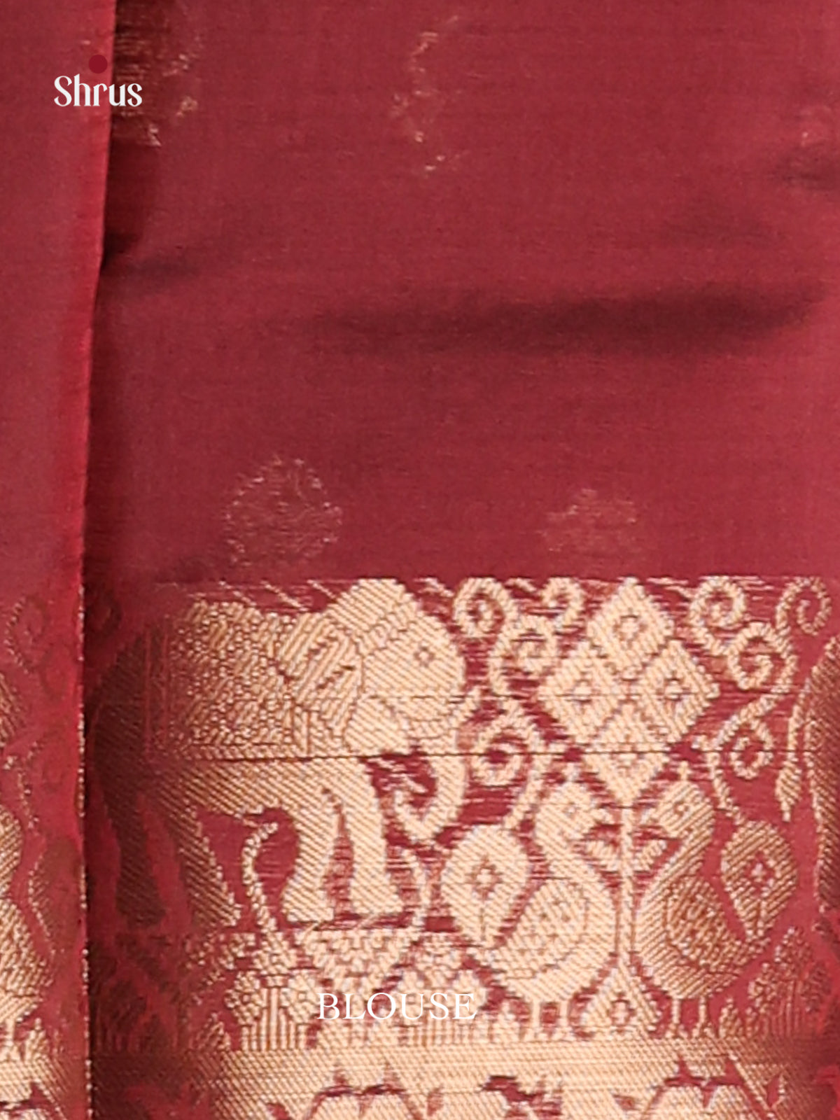 Maroon - Semi Kota Saree - Shop on Shrus.com