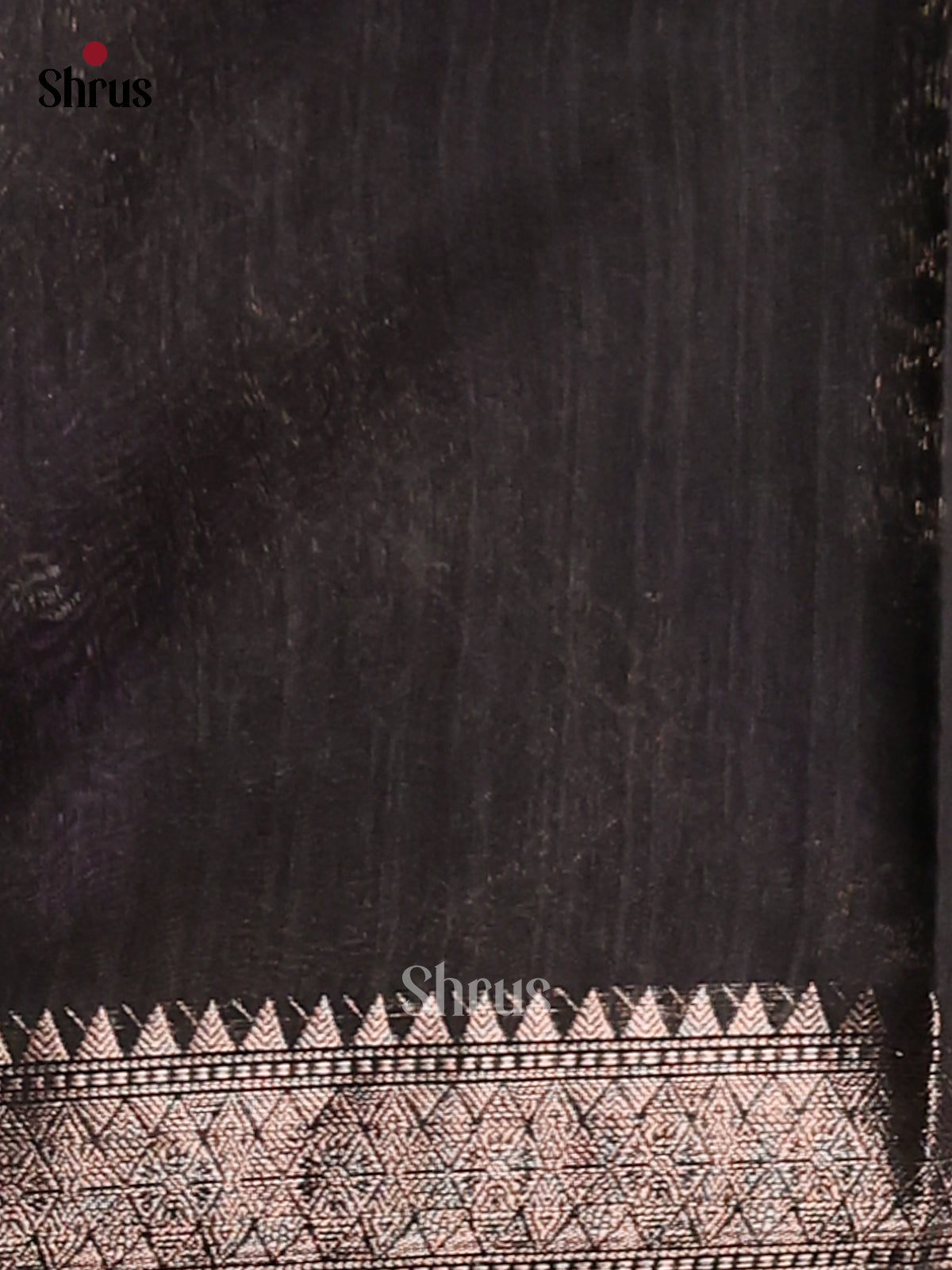 Black - Semi Jute Saree - Shop on Shrus.com