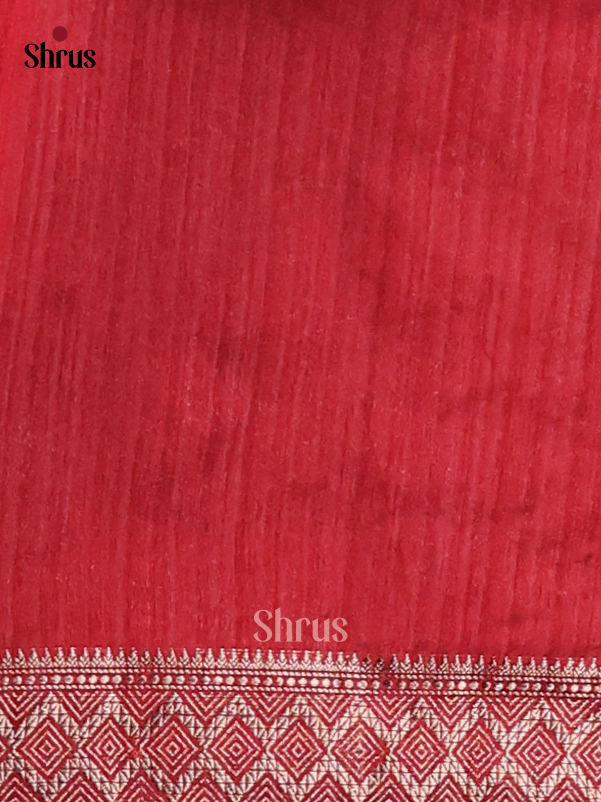 Maoroon- Semi Jute Saree - Shop on Shrus.com