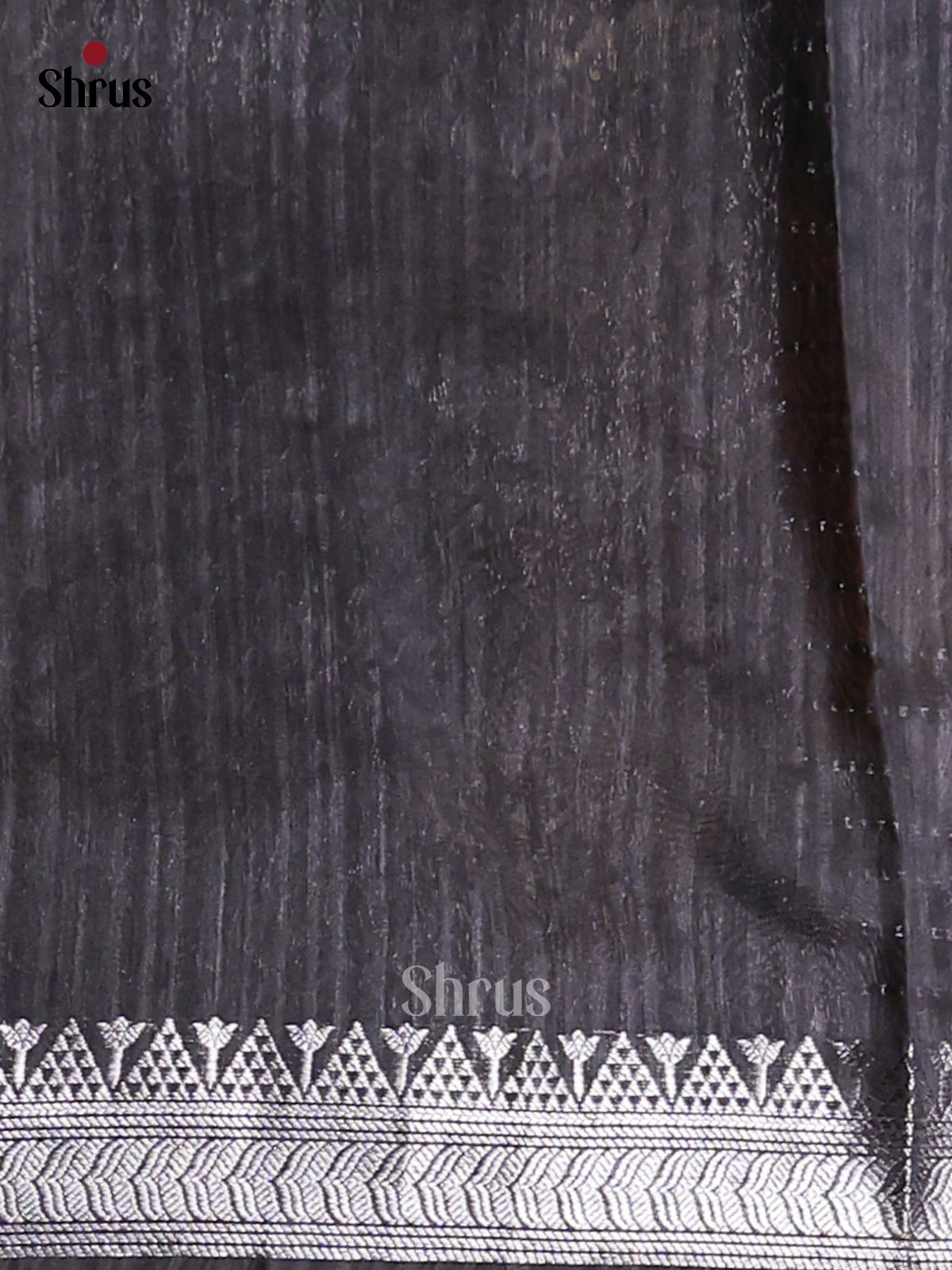 Black - Semi Jute Saree - Shop on Shrus.com