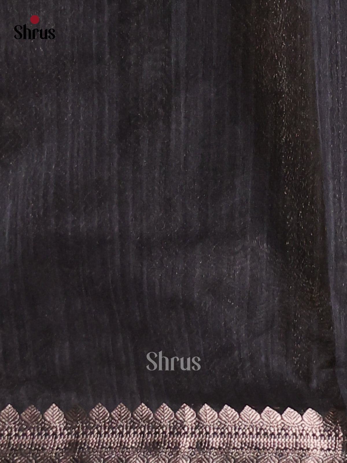 Black - Semi Jute Saree - Shop on Shrus.com