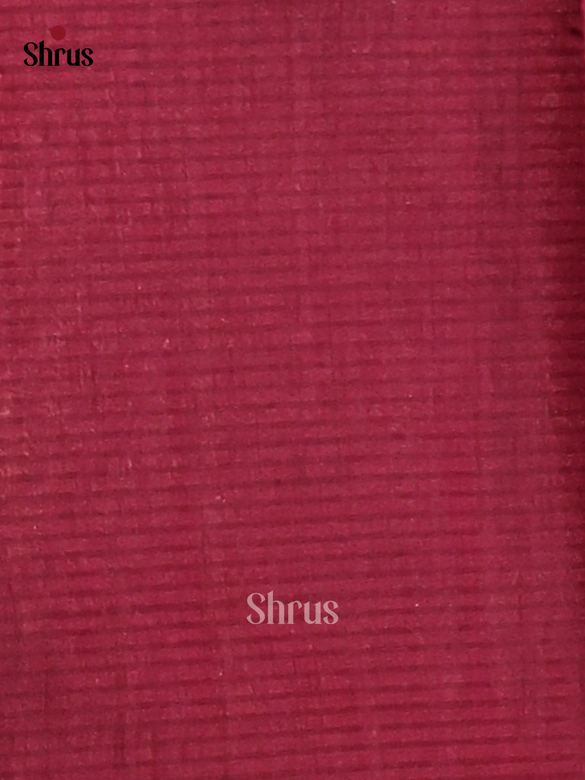 Maroon - Semi Jute Saree - Shop on Shrus.com