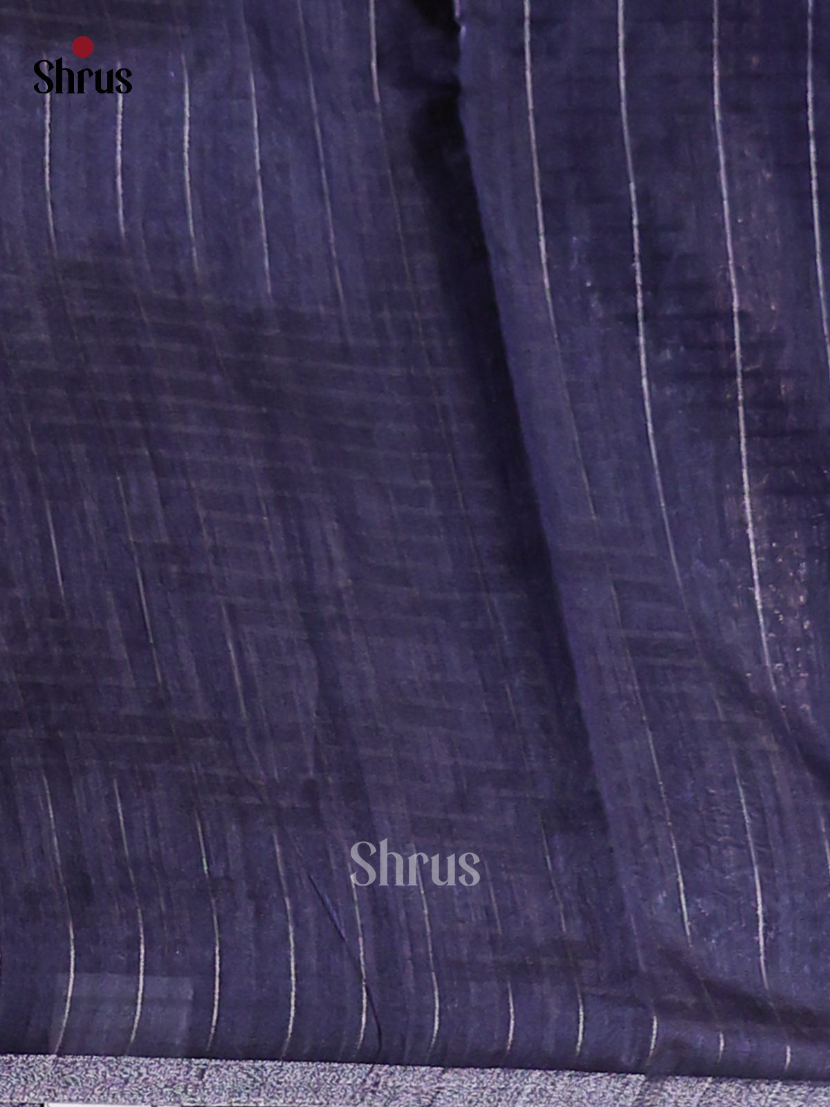 Blue - Semi Jute Saree - Shop on Shrus.com