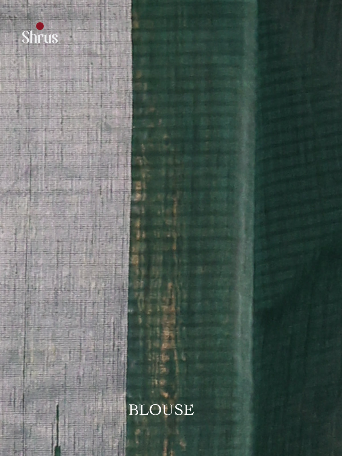 Green- Semi Jute Saree - Shop on Shrus.com