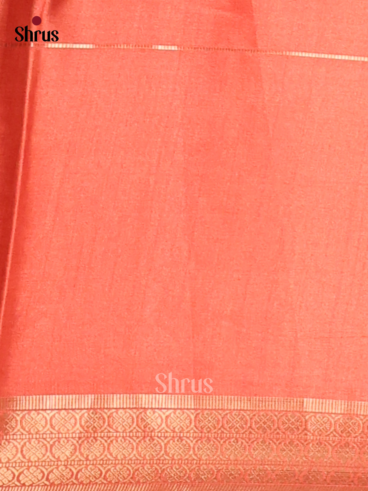Blue & Orange - Semi Tussar Saree - Shop on Shrus.com