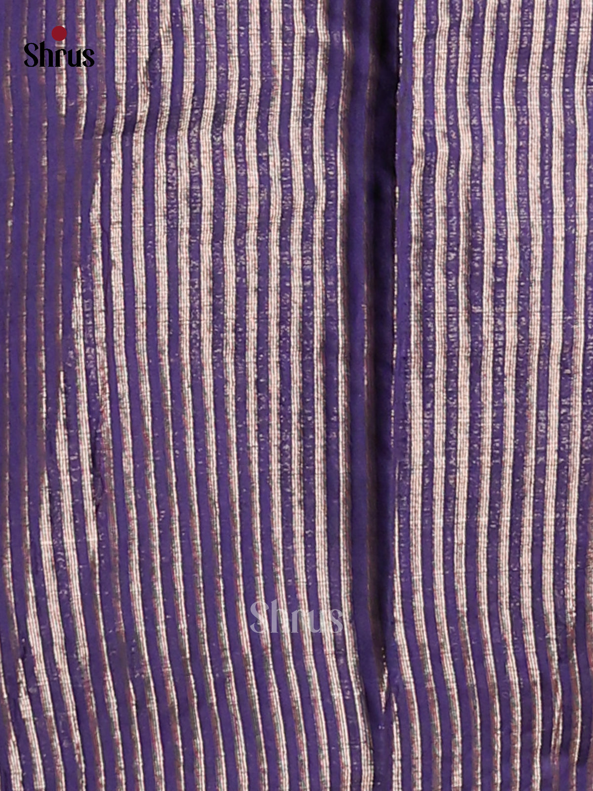 Blue - Semi Jute Saree - Shop on Shrus.com