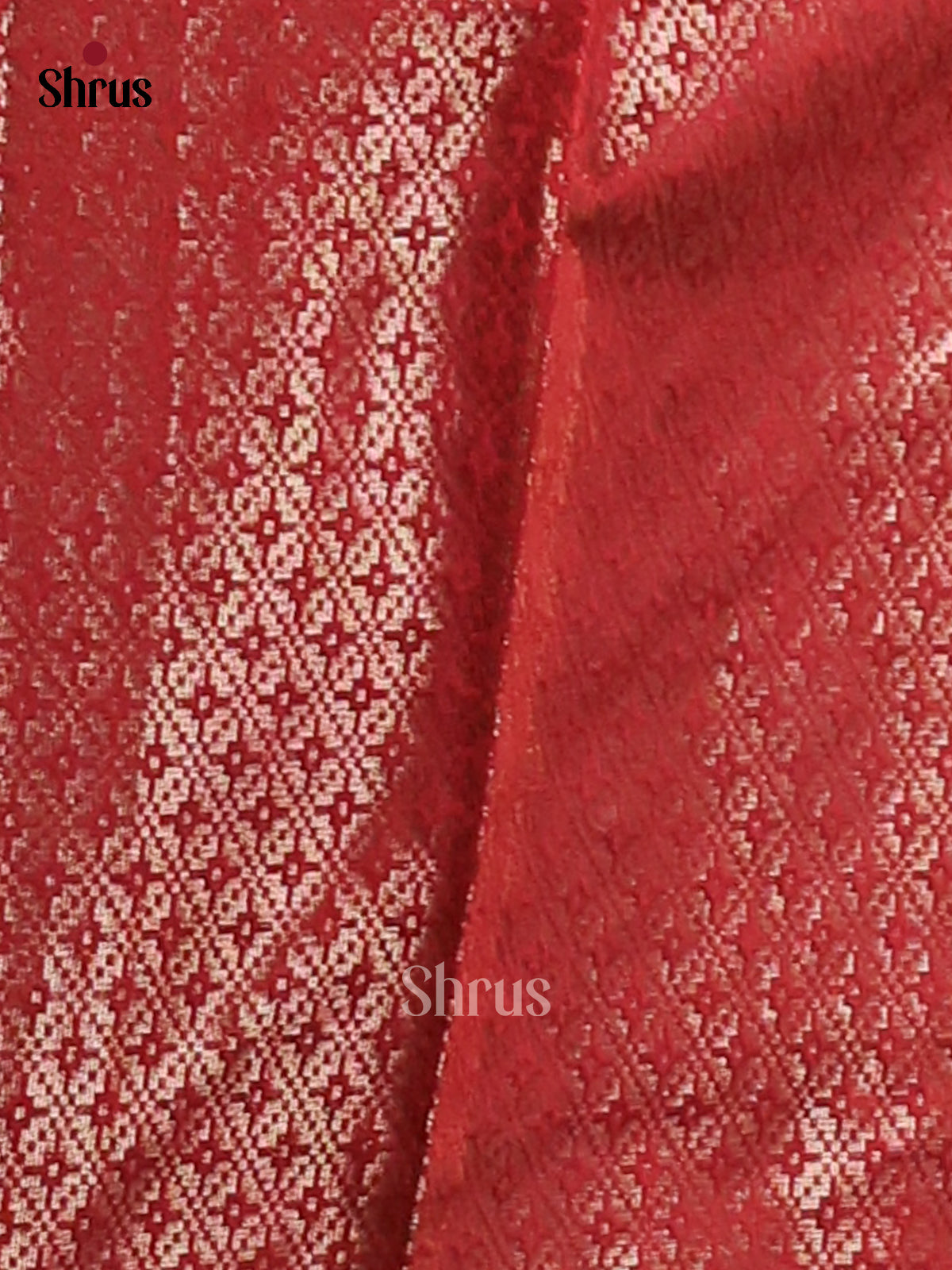 Maroon- Semi Jute Saree - Shop on Shrus.com