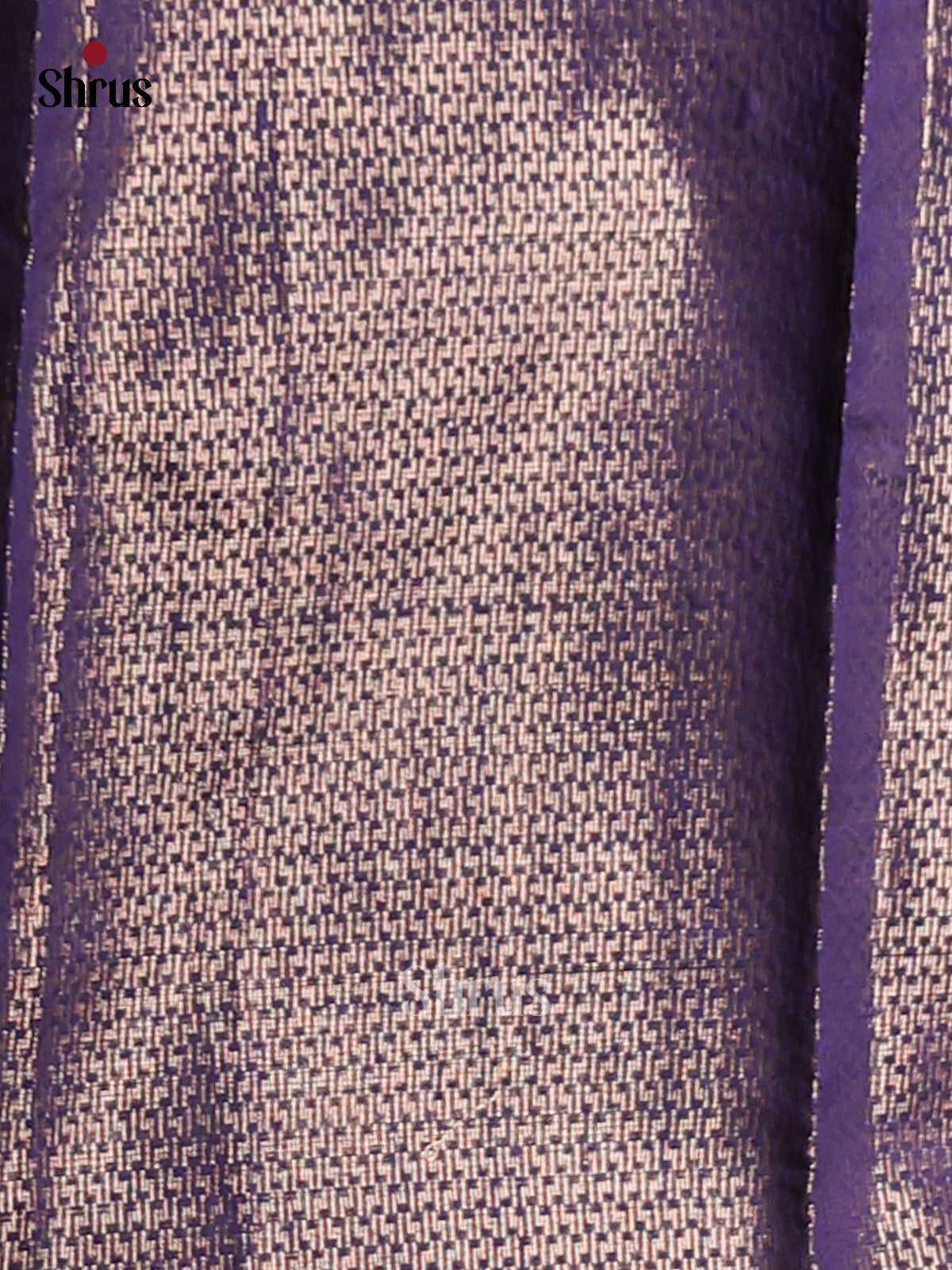 Blue- Semi Jute Saree - Shop on Shrus.com