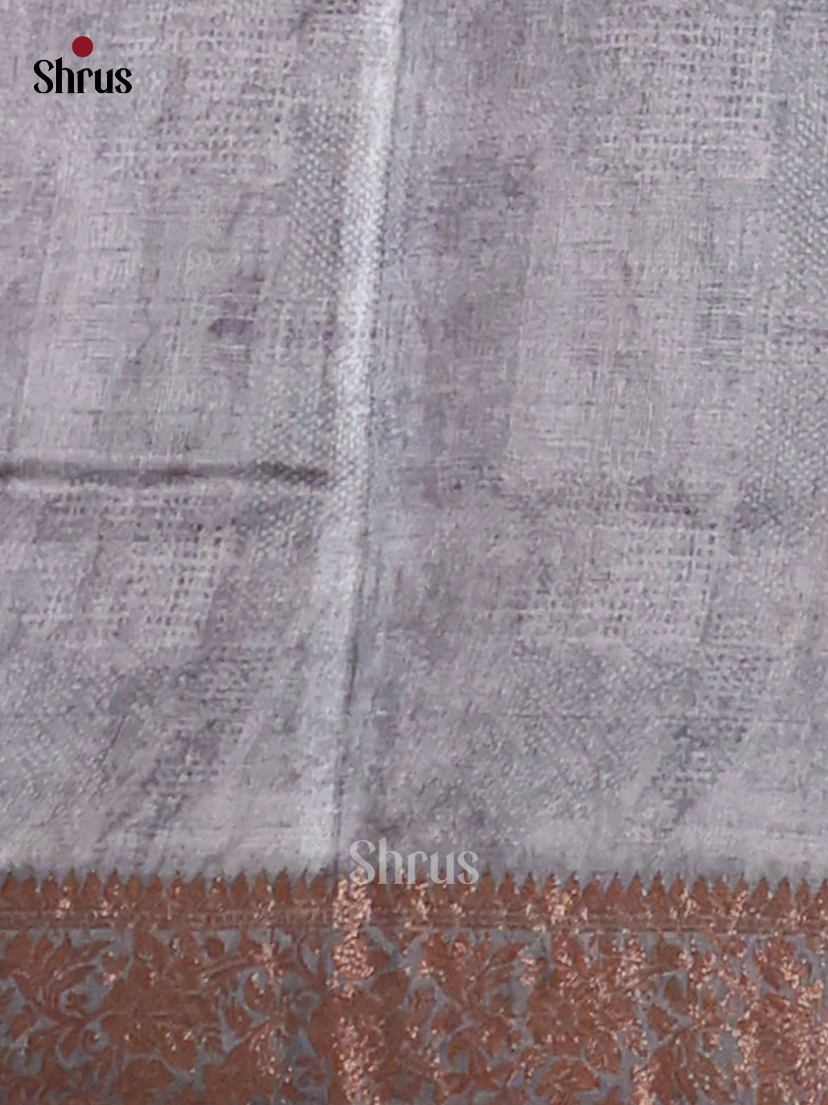 Grey & Blue- Tussar Saree - Shop on Shrus.com