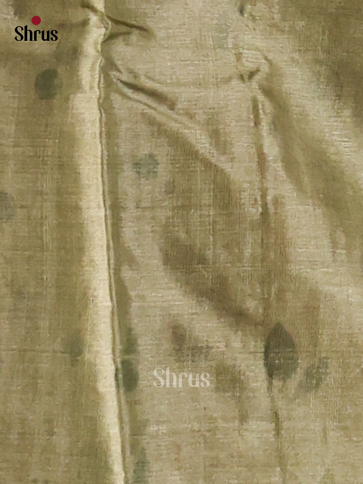 Green(Single Tone) - Tussar Saree-2