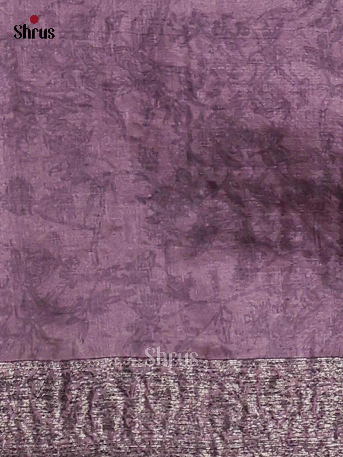 Purple(Single )- Tussar Saree-1