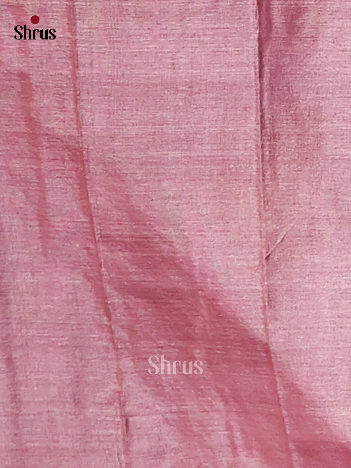 Onion Pink(Single Tone) - Tussar Saree - Shop on Shrus.com