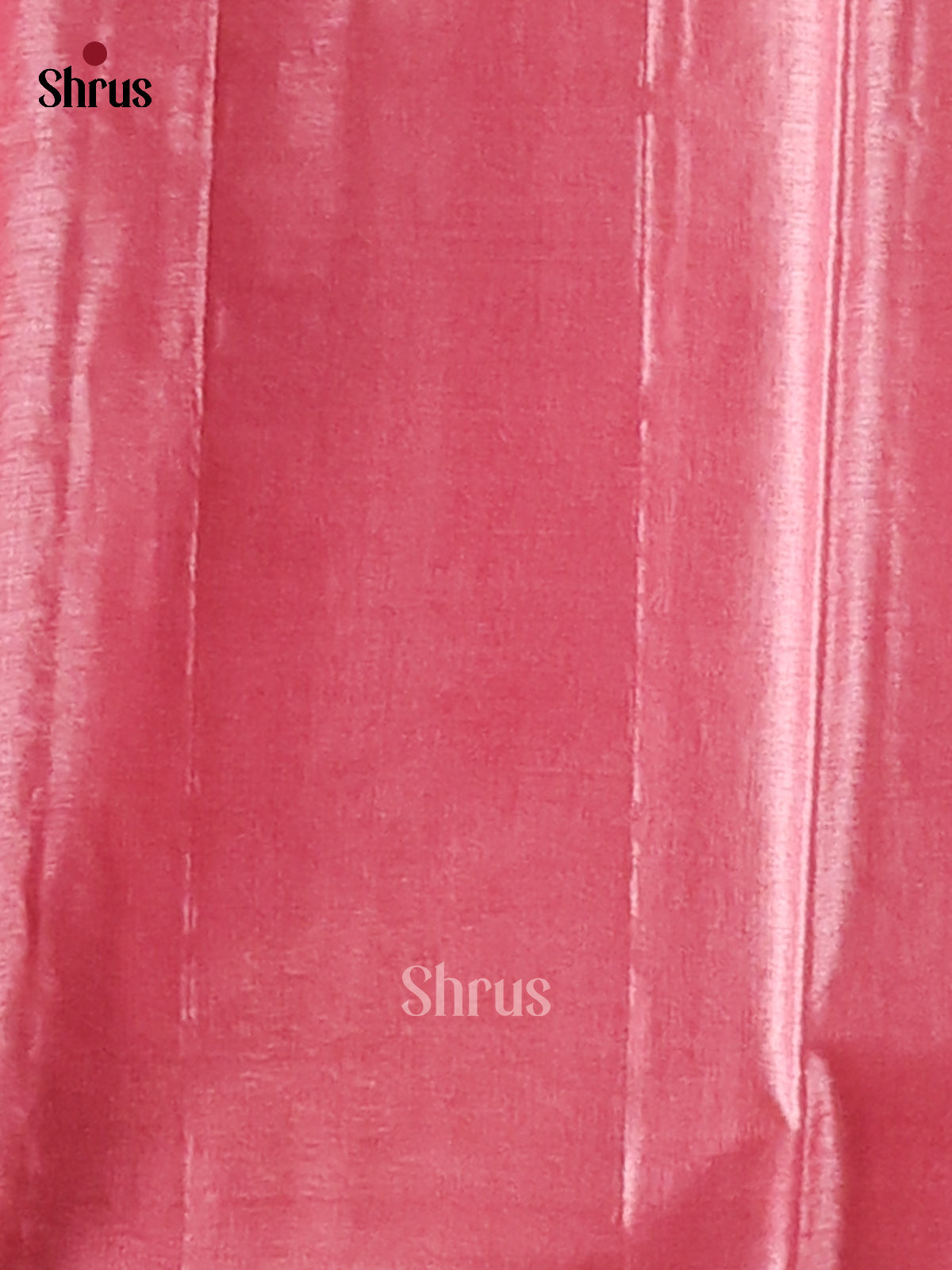 Pink(Single Tone)- Tussar Saree-1