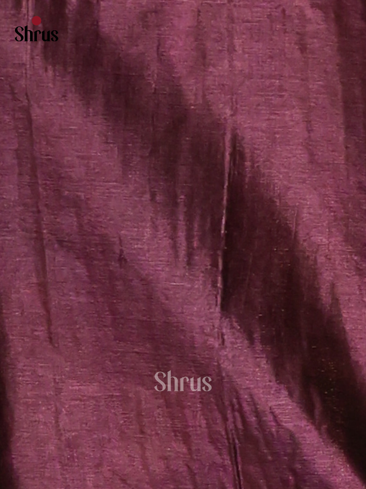 Green & Purple - Tussar Saree in golden lines -1