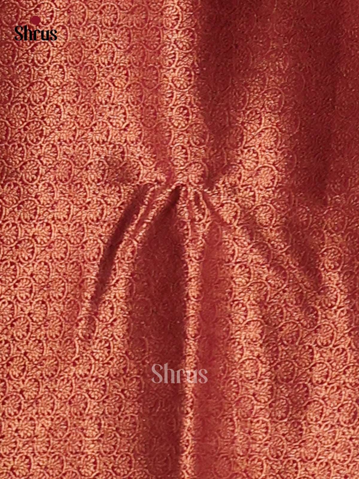 Blue & Maroon- Semi Jute Saree - Shop on Shrus.com