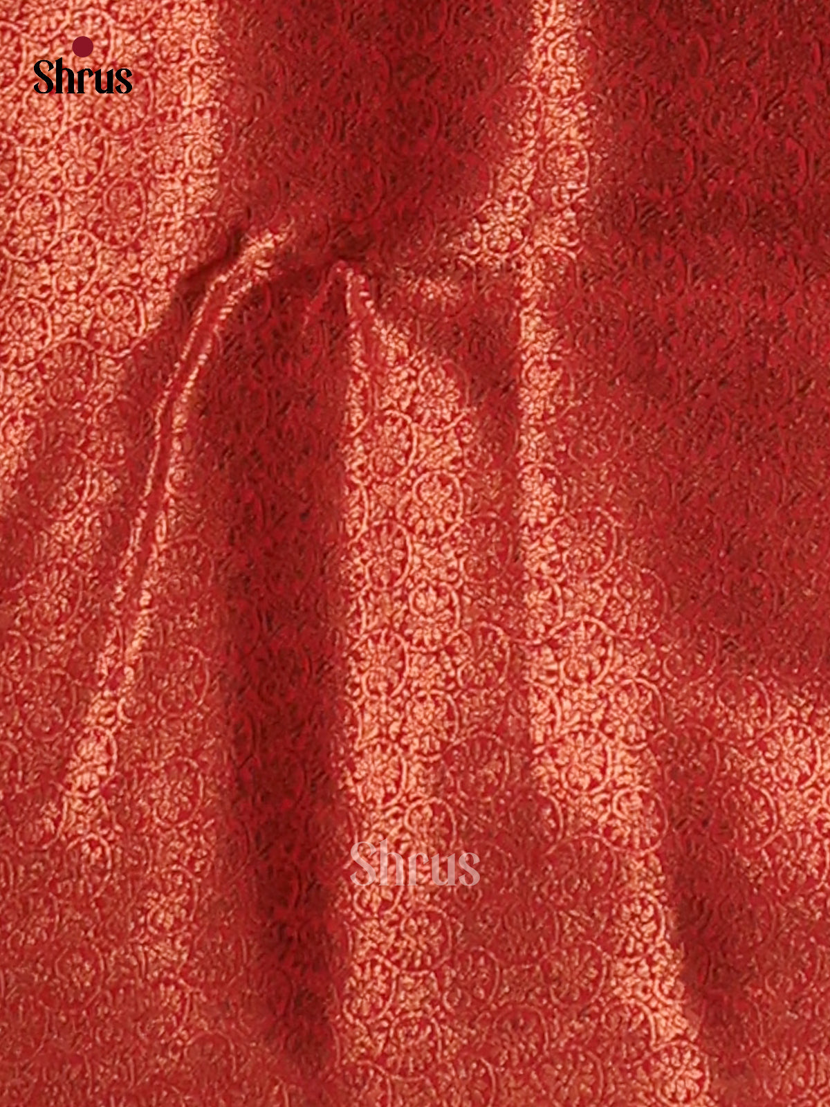 Chutney Green & Red- Semi Jute Saree - Shop on Shrus.com