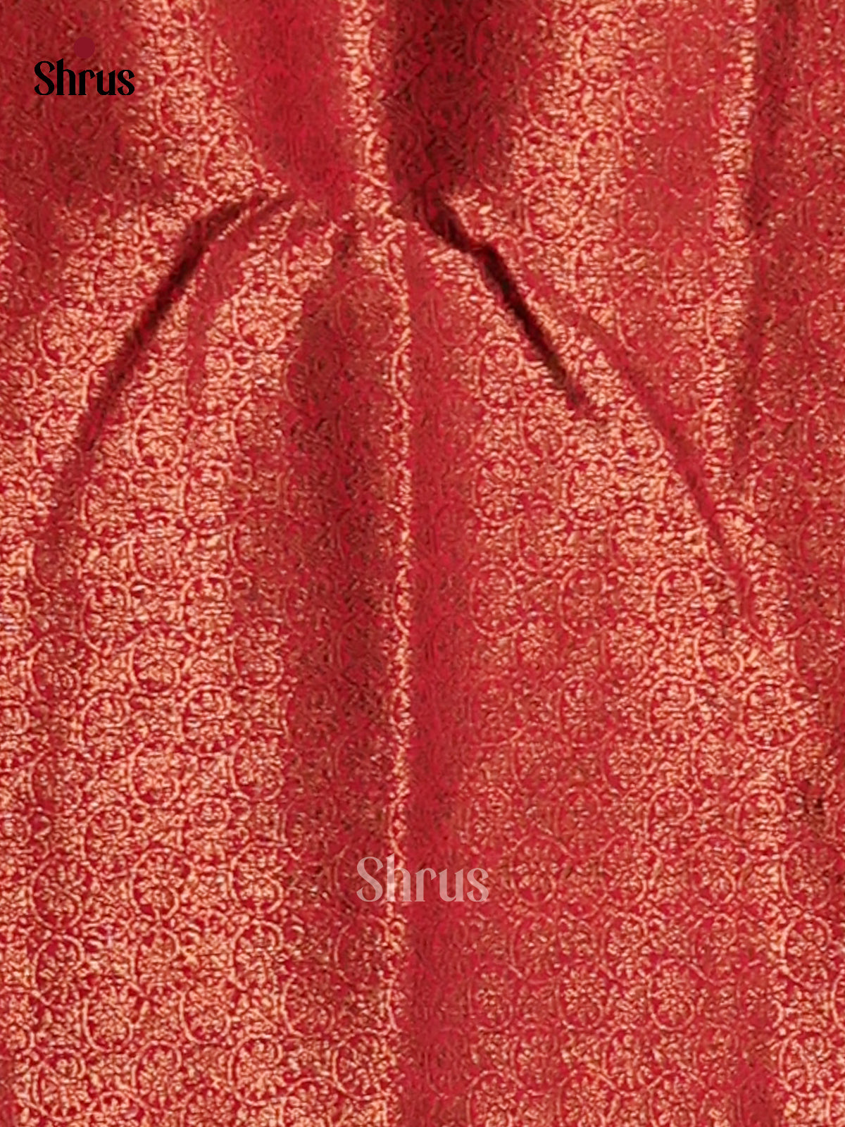 Green & Red- Semi Jute Saree - Shop on Shrus.com