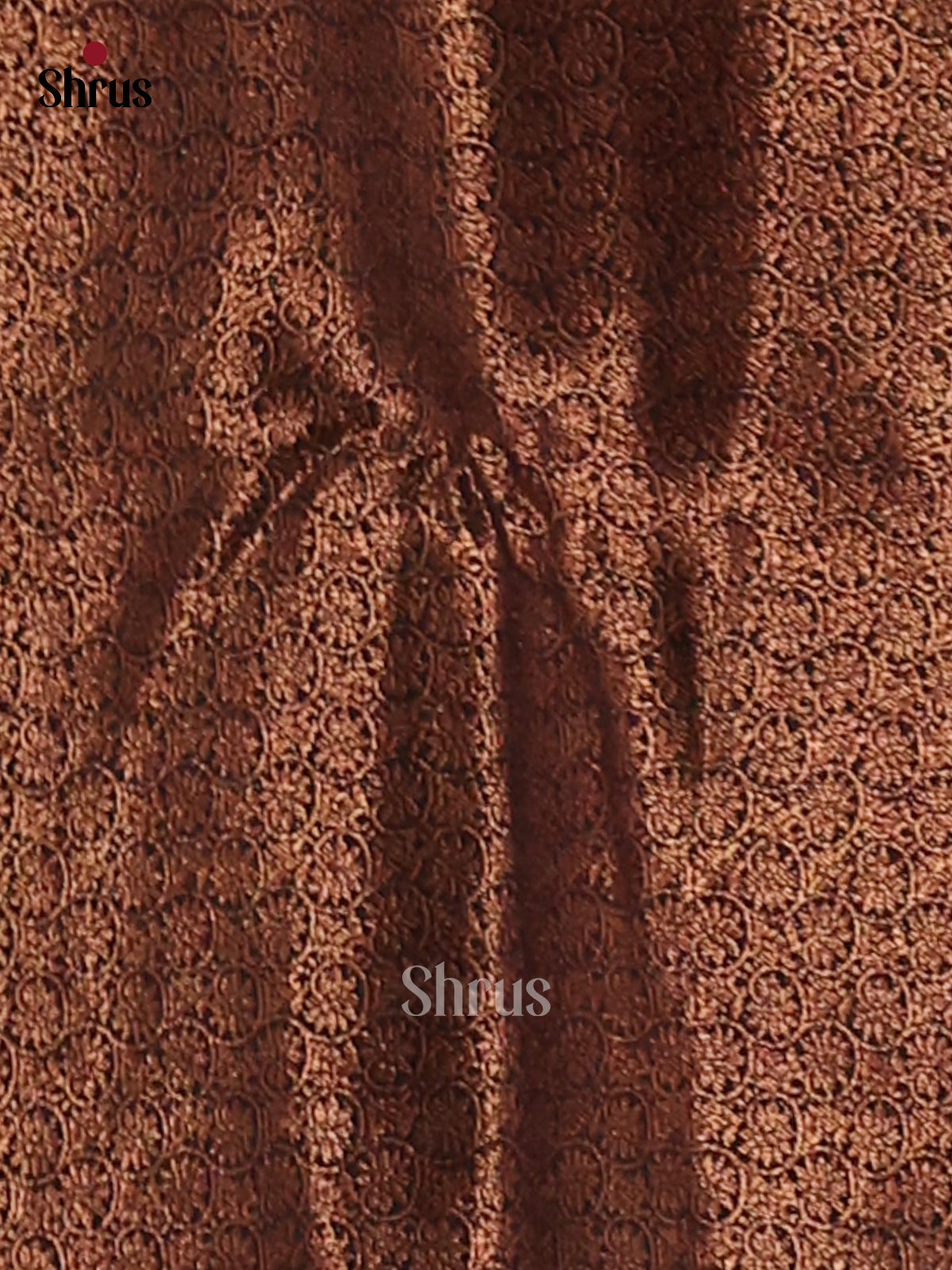 Red & Blue- Semi Jute Saree - Shop on Shrus.com
