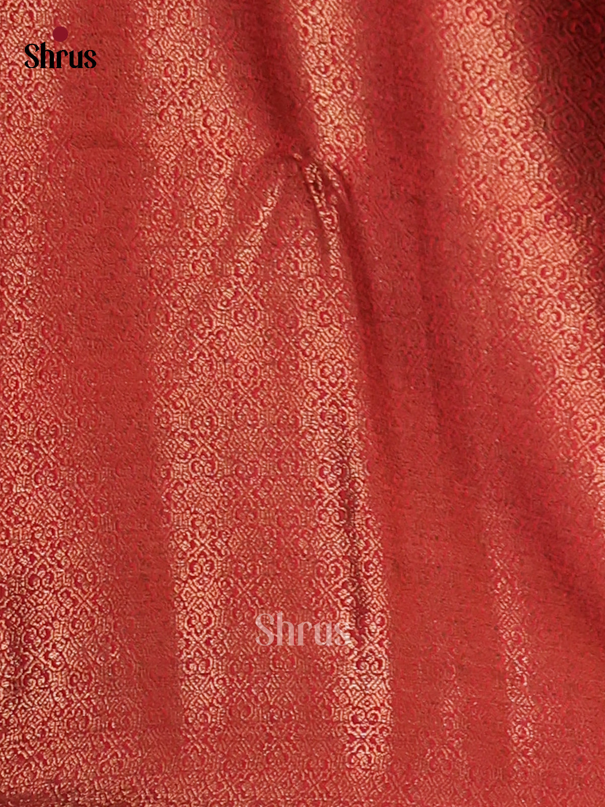 Blue & Red- Semi Jute Saree - Shop on Shrus.com