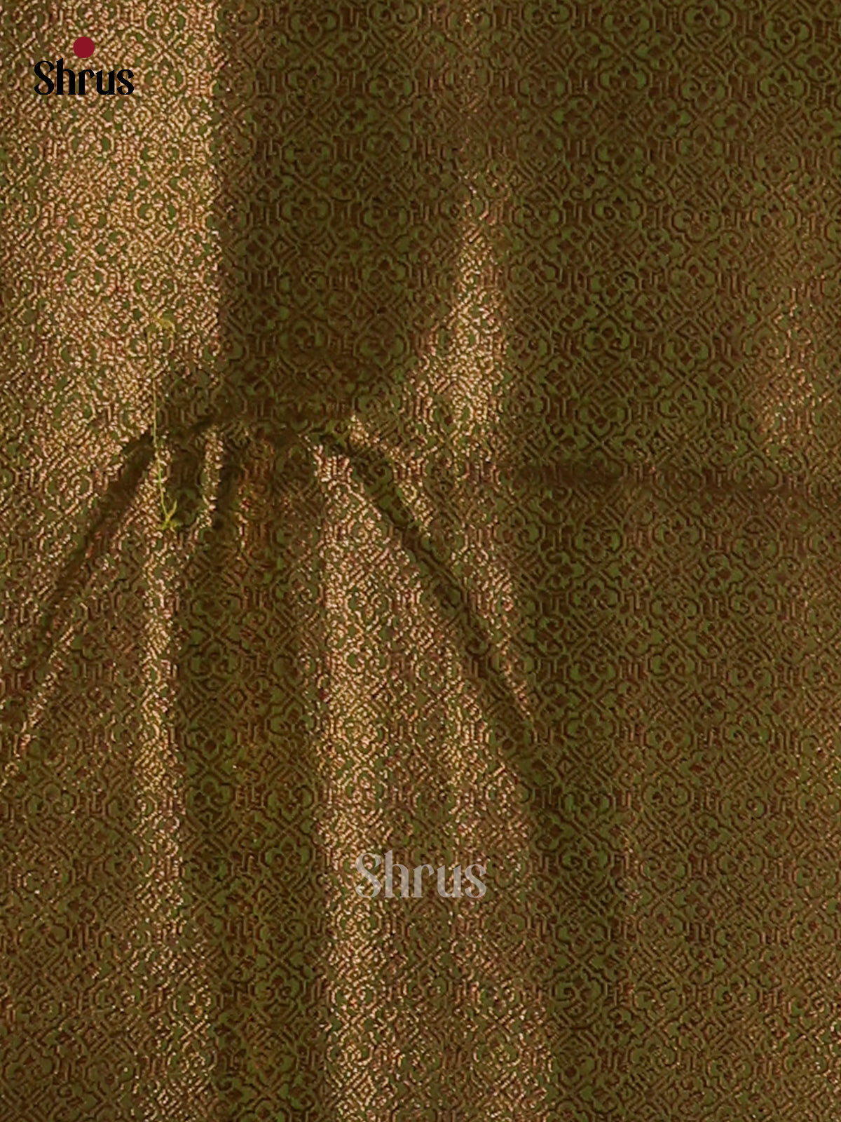 Teal & Green- Semi Jute Saree - Shop on Shrus.com