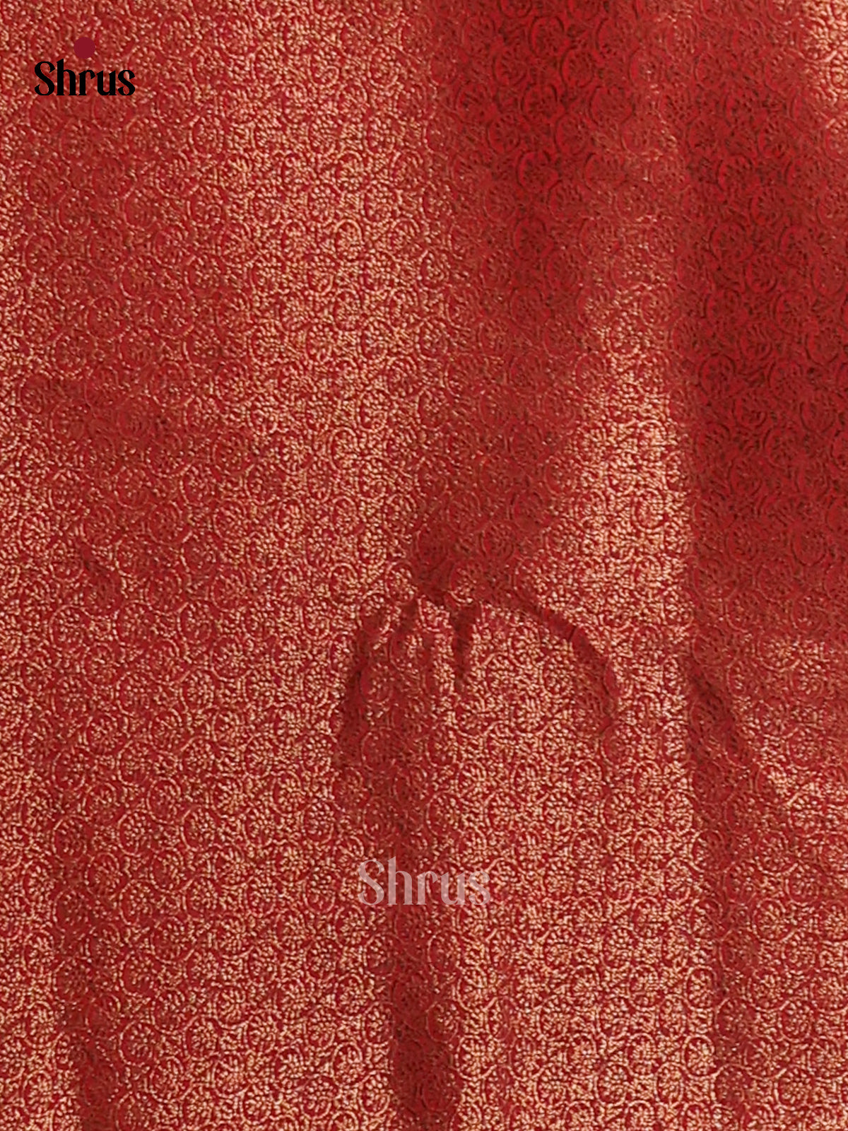 Green & Red - Semi Jute Saree - Shop on Shrus.com
