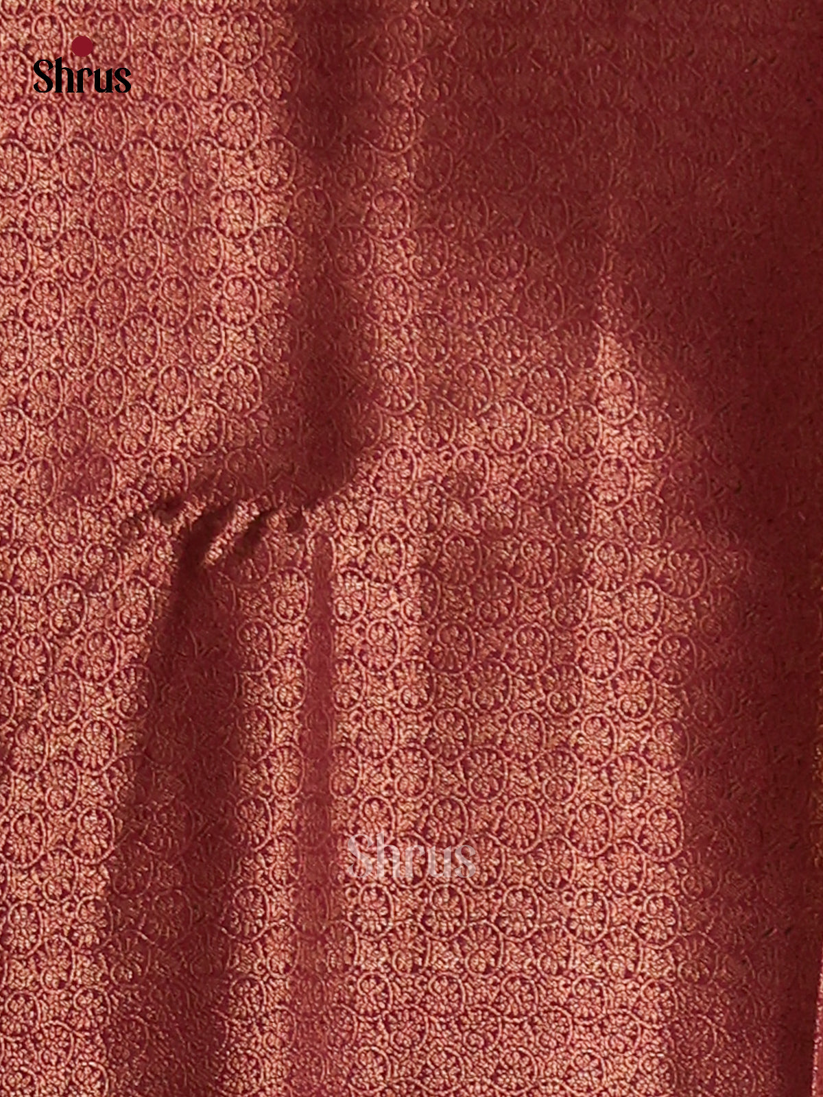 Green & Maroon - Semi Jute Saree - Shop on Shrus.com