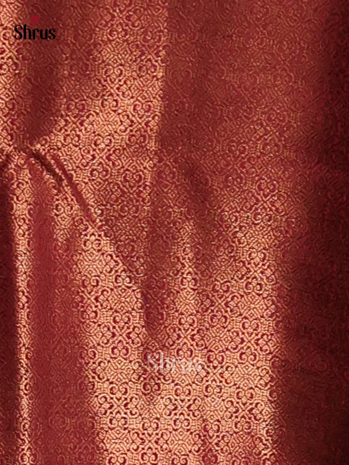 Peacock Green & Maroon- Semi Jute Saree - Shop on Shrus.com