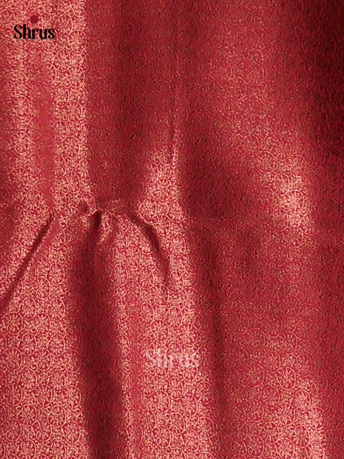Lite Green & Red - Semi Jute Saree - Shop on Shrus.com