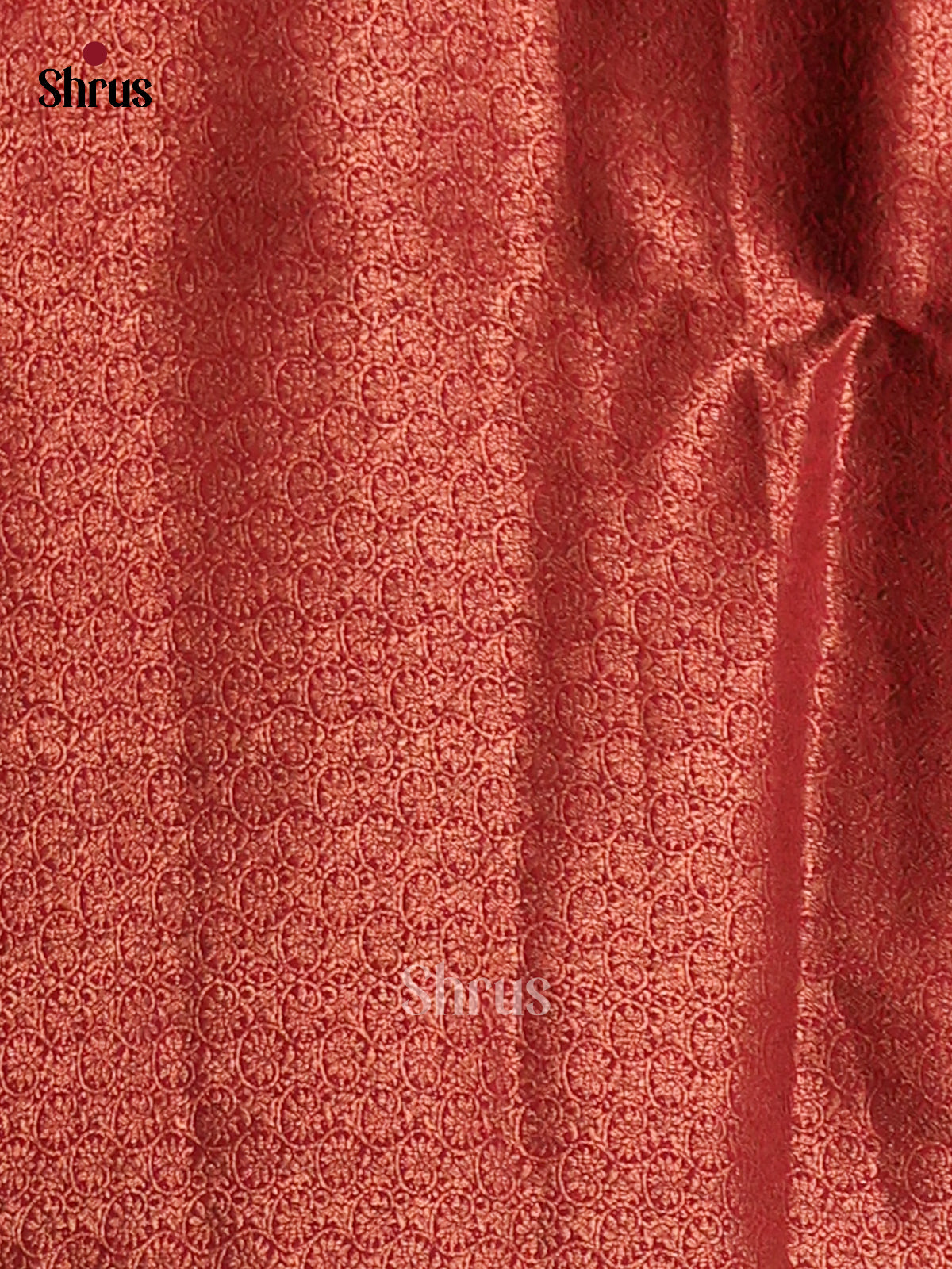 Chutney Green & Red - Semi Jute Saree - Shop on Shrus.com