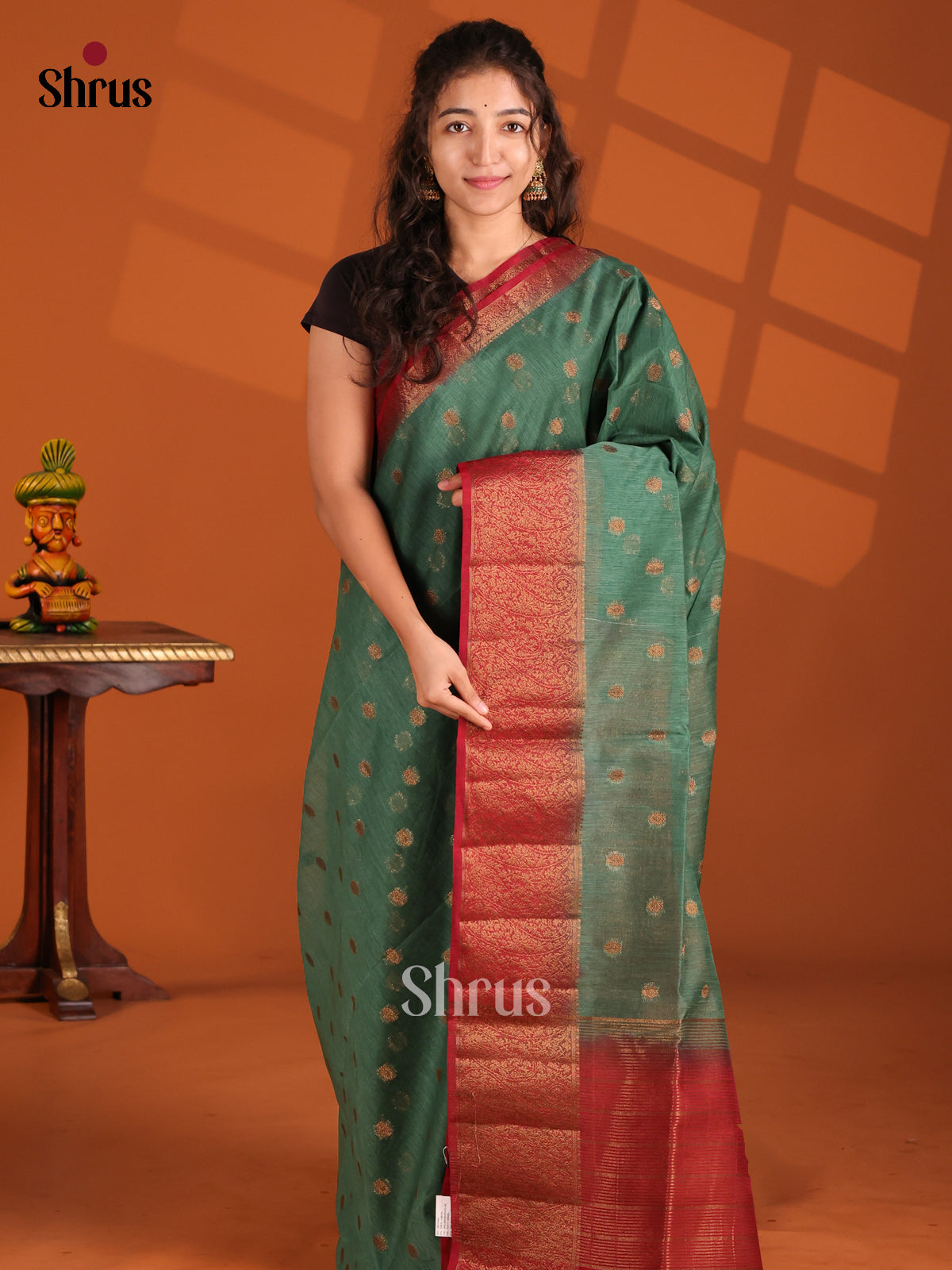 DFS03525- Semi Jute Saree - Shop on Shrus.com