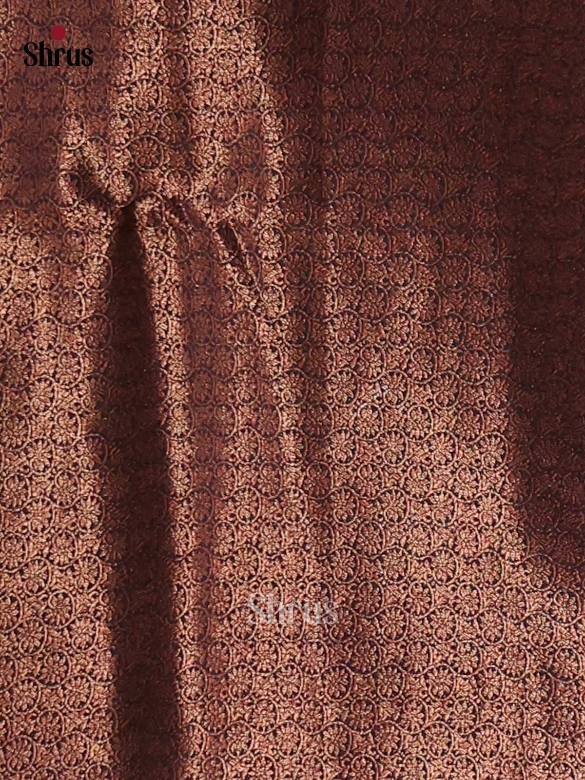 Red & Blue - Semi Jute Saree - Shop on Shrus.com