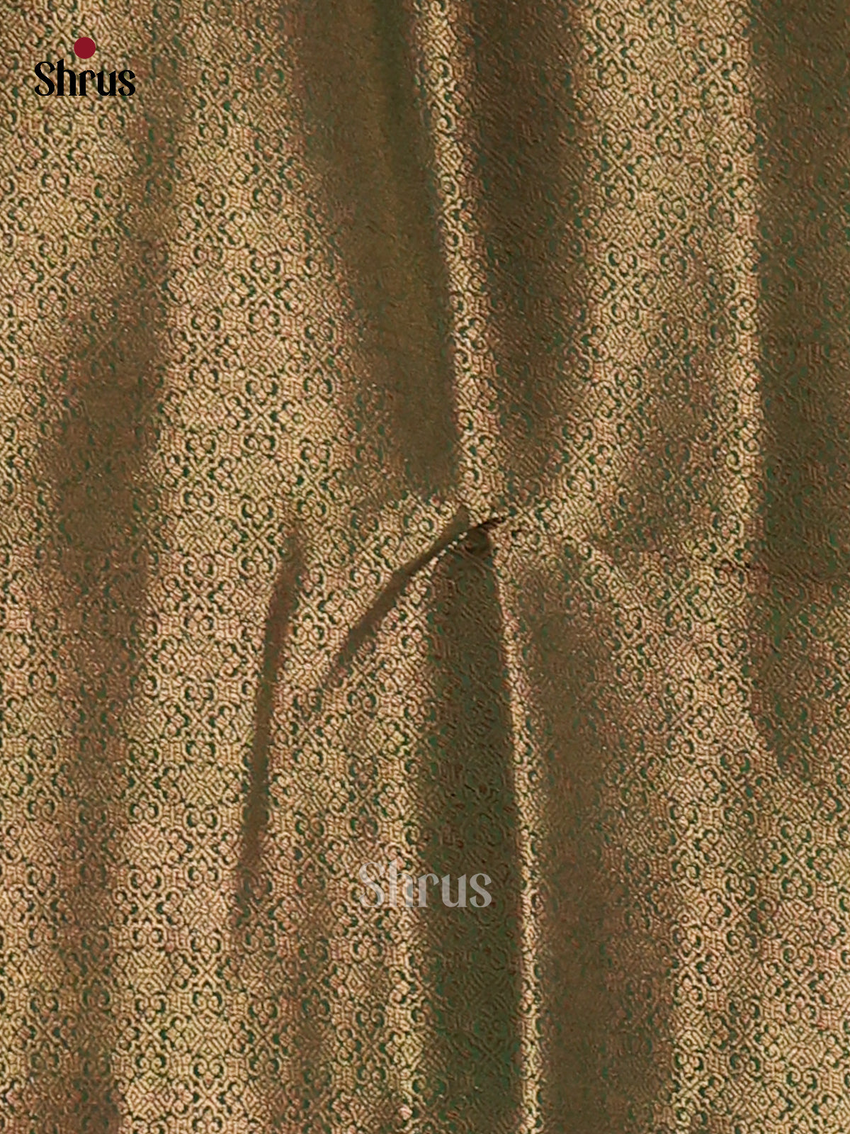 Red & Green - Semi Jute Saree - Shop on Shrus.com