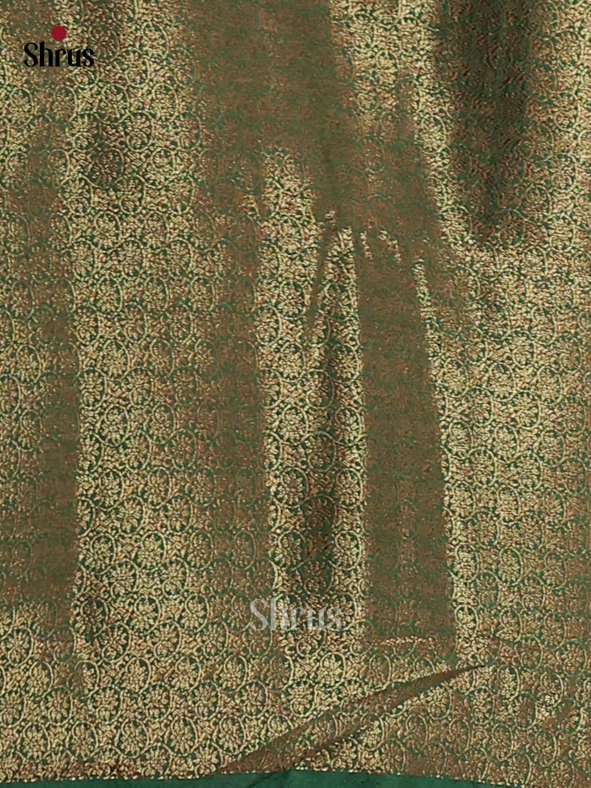 Red & Green- Semi Jute Saree - Shop on Shrus.com
