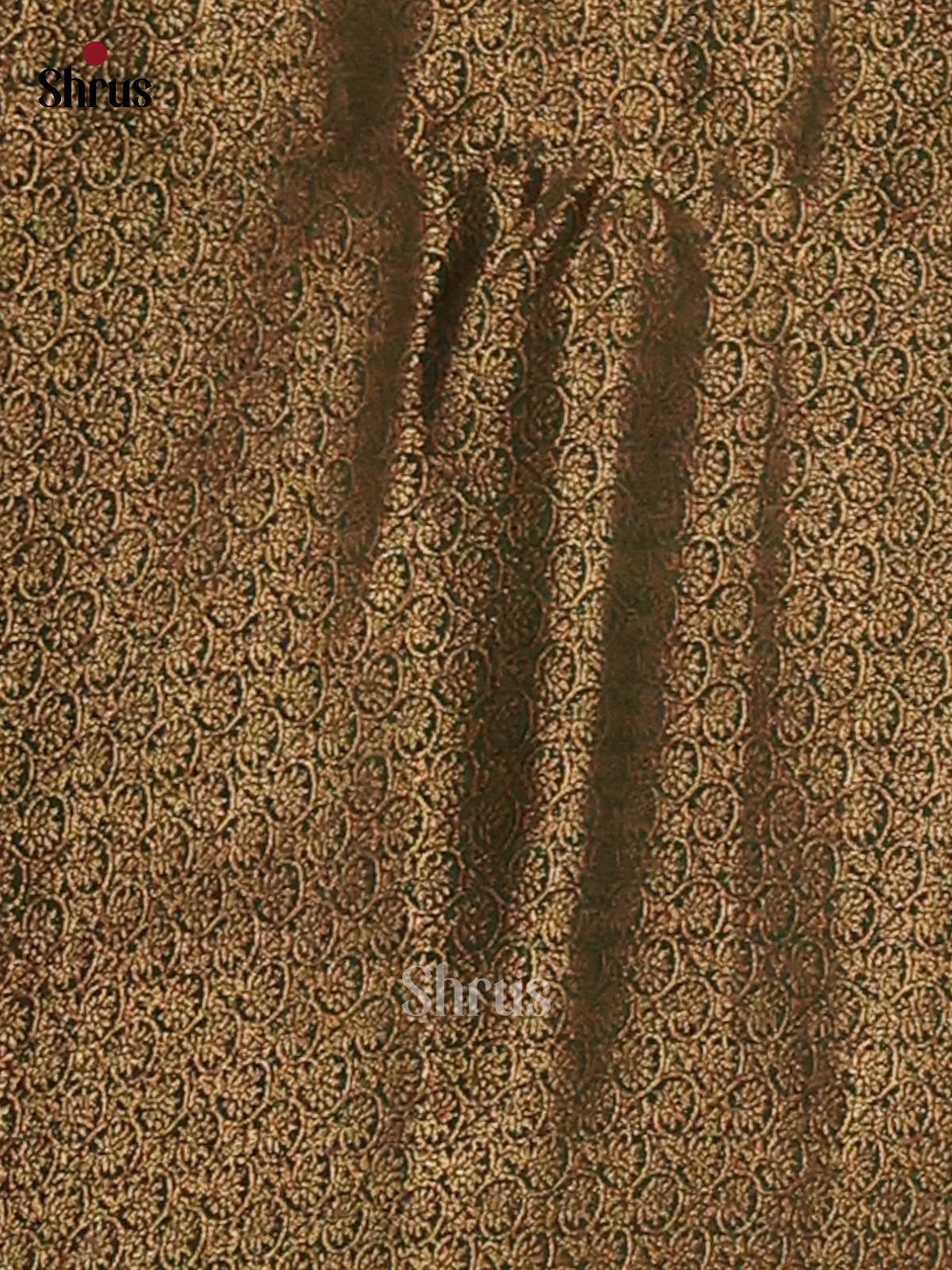 Red & Green - Semi Jute Saree - Shop on Shrus.com