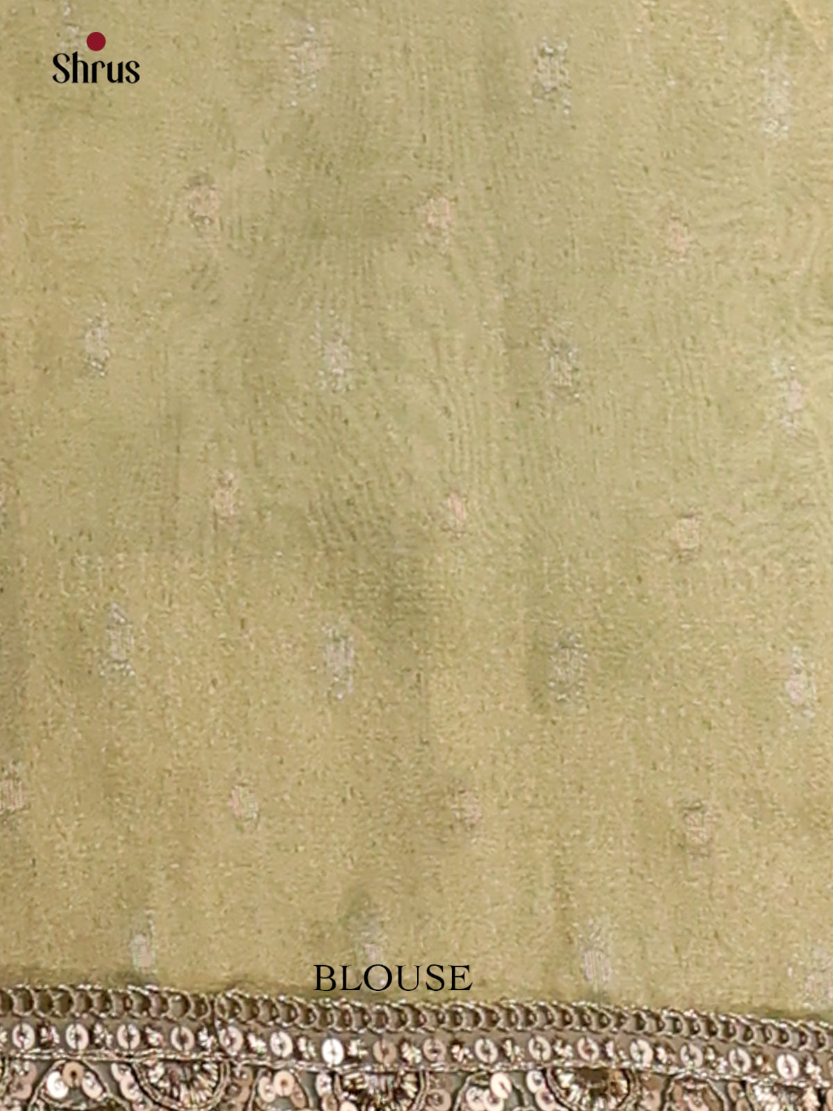 Green - Semi Tissue Saree - Shop on Shrus.com