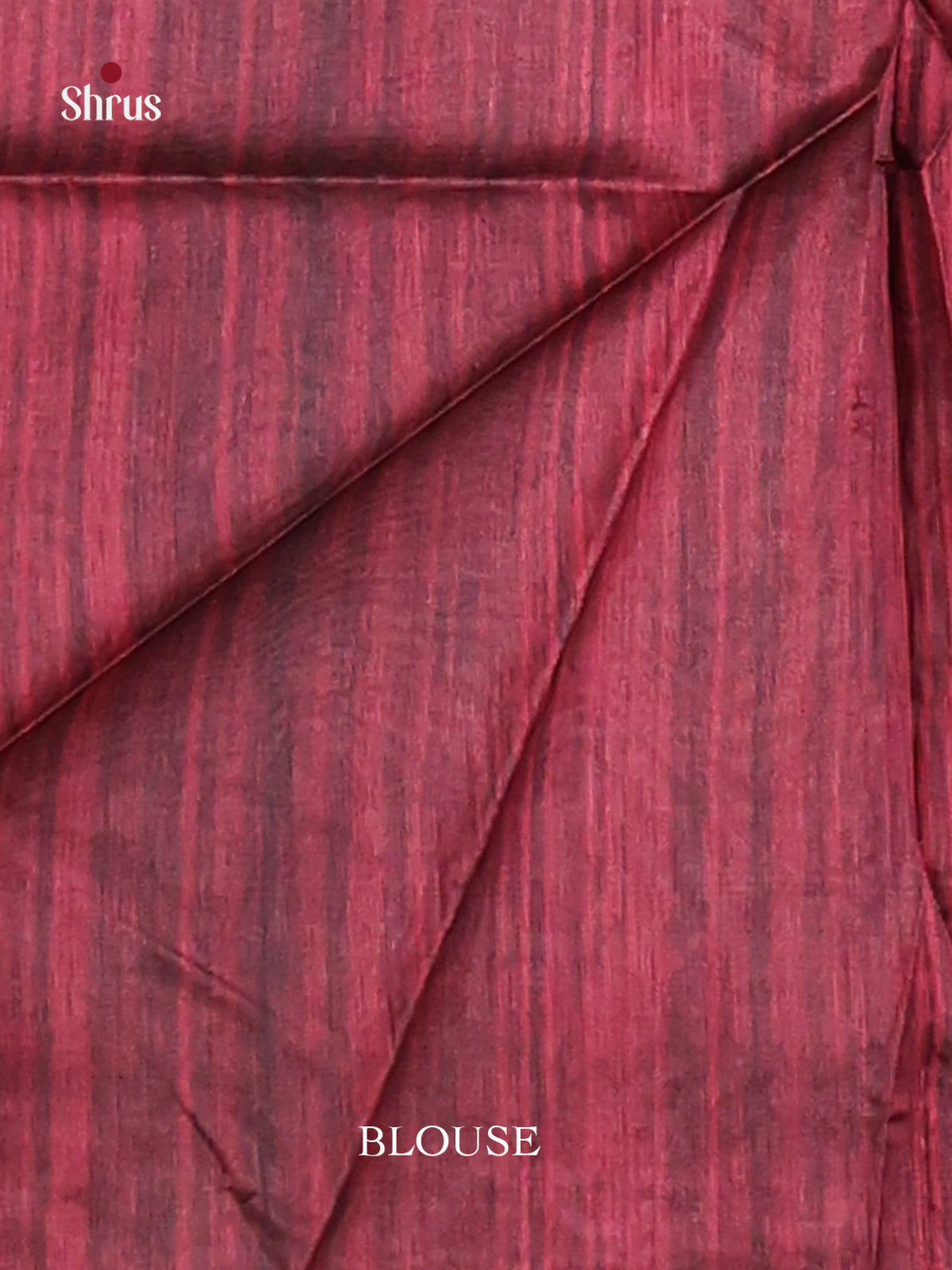 Cream & Maroon - Champa semitussar Saree - Shop on Shrus.com