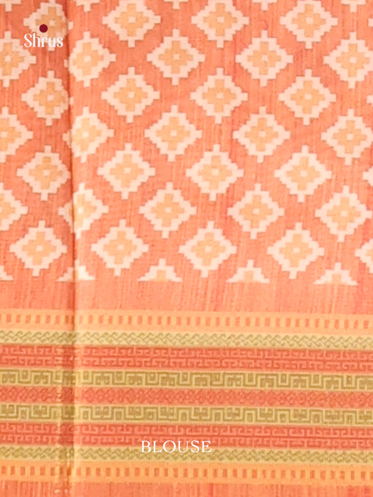 Onion Peel & Brick - Champa semitussar Saree - Shop on Shrus.com
