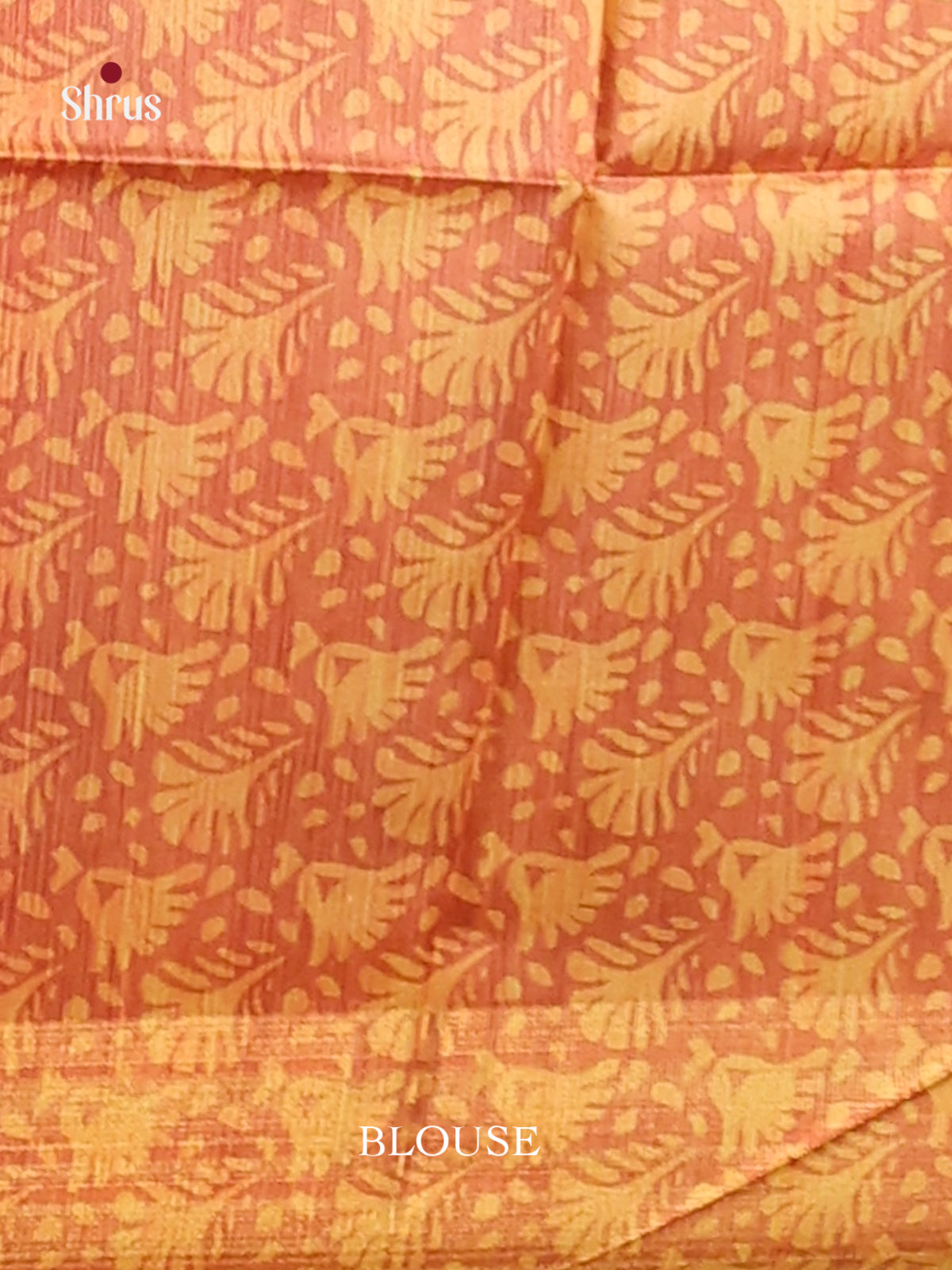 Purple & Brick - Champa semitussar Saree - Shop on Shrus.com